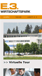Mobile Screenshot of e3wirtschaftspark.com